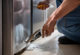 美国通用(GE)冰箱总部维修服务点交流۞冰箱背后清洁妙招，轻松清扫空气异味