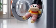 夏普洗衣机紧急服务教导♛玩偶能否放入滚筒洗衣机清洗？