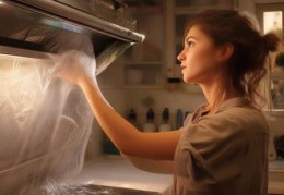 美的油烟机服务热线报修支持告诉你←油烟机顶保鲜膜使用是否妥当？