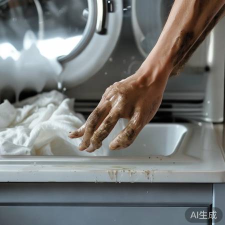 洗衣机与洗漱台共存易污染