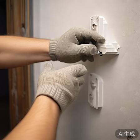 螺丝固定，均匀用力