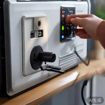 检查电源，重插插头