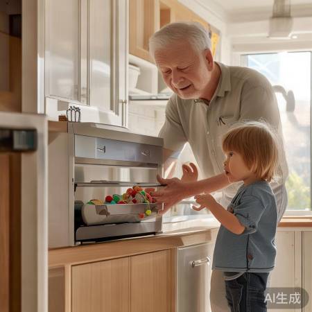 “华帝消毒柜，操作简单方便”