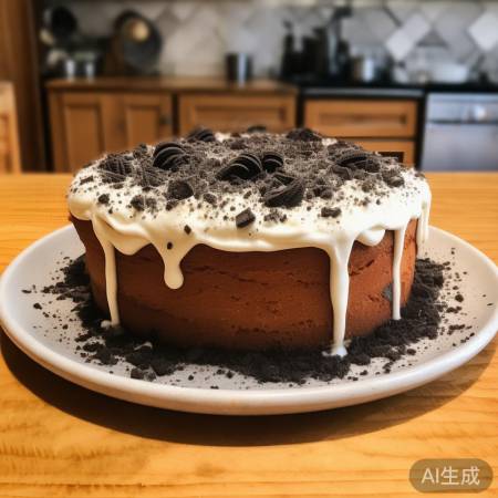 “奥利奥碎蛋糕冷藏4小时”