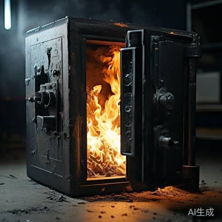 罕见保险柜自燃事件