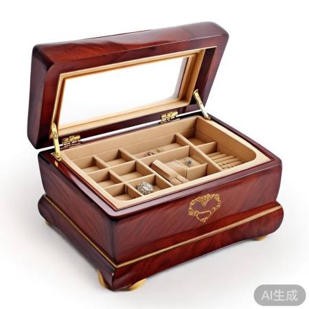 高品质首饰盒，材质讲究，设计人