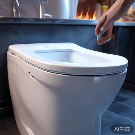 智能马桶盖，人性化按钮