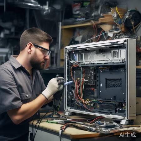 “电视机故障，先拆解排查。”