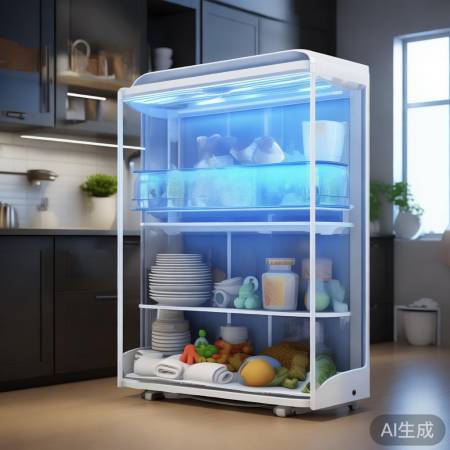 迷你架内置消毒灯，守护家中卫生