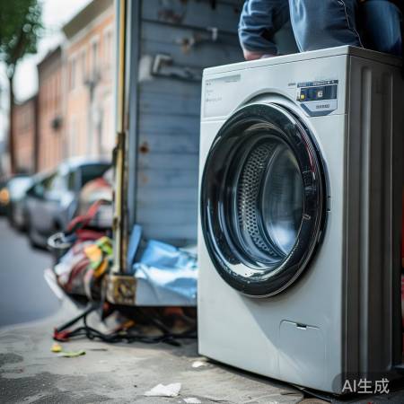 洗衣机侧卧运输技巧