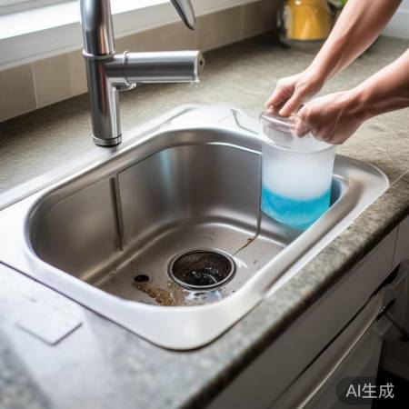 洗衣机排水管，定期清洁防堵塞