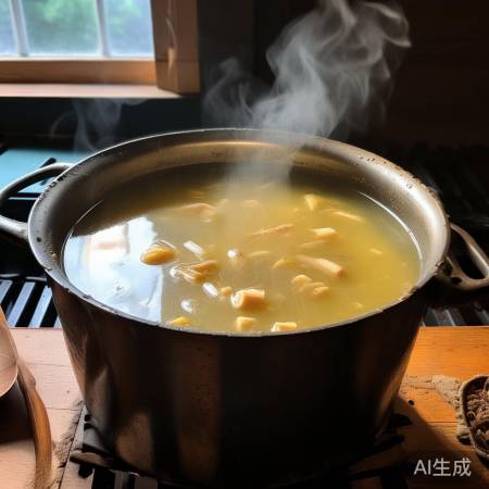 “骨头汤二次沸腾,营养更佳”