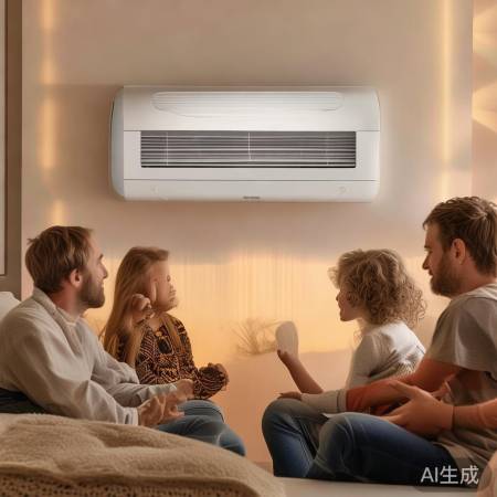 “壁挂式空气供暖,安装简便,享