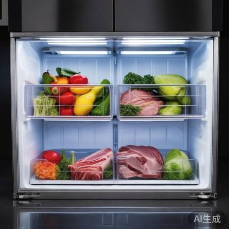 冰箱分区合理，保鲜又整洁