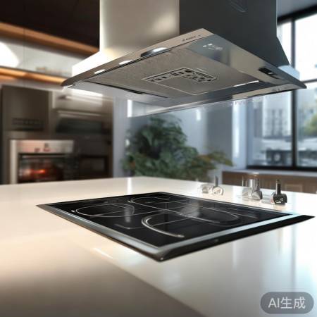 集成灶吸力强,操作便捷