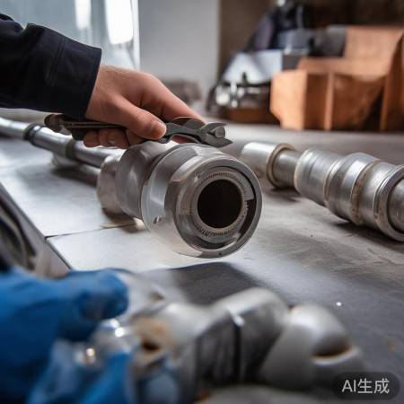 拆装管道,小心别损坏