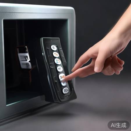 轻松输入密码开保险柜