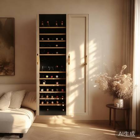 简约红酒柜,温馨自然风