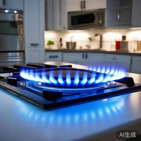 新型燃气灶，减少浴室潮湿