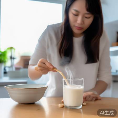 豆浆一次喝完，密封冷藏。