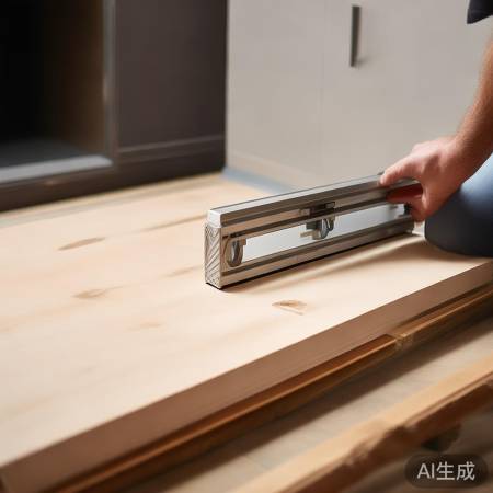 确保固定板水平