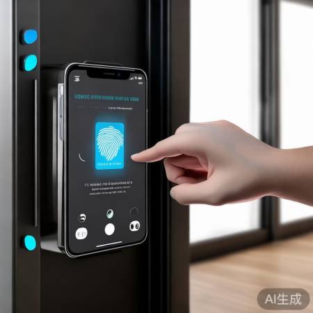 “手机APP设置指纹锁”