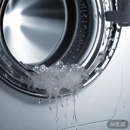 洗衣机底部常见水珠现象