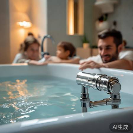 “安全减压阀，洗澡更安心”