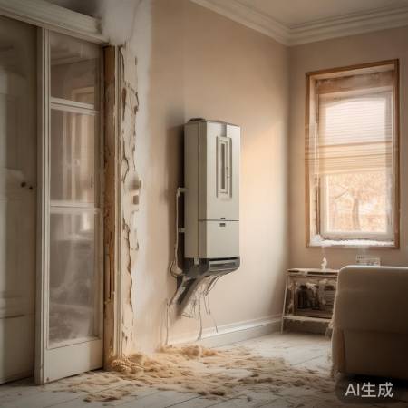 房间保温不良，壁挂炉效能低。