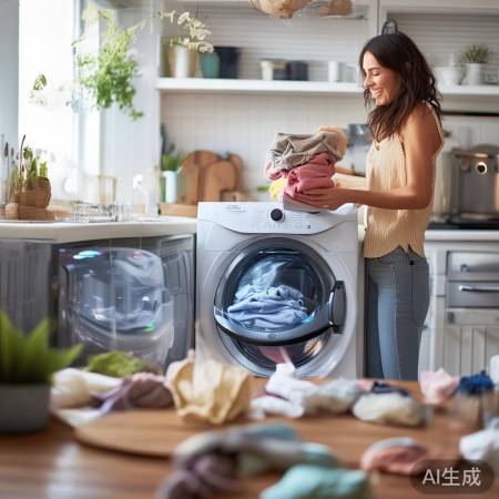 新洗衣机洗得快又方便