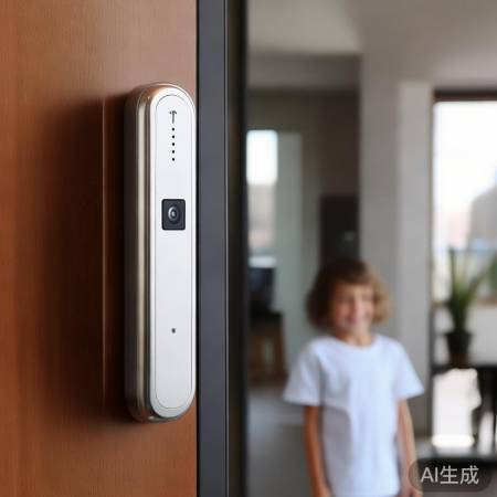 人脸识别智能锁,刷脸开门高科技