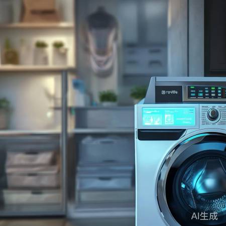 美的洗衣机，智能节能洗