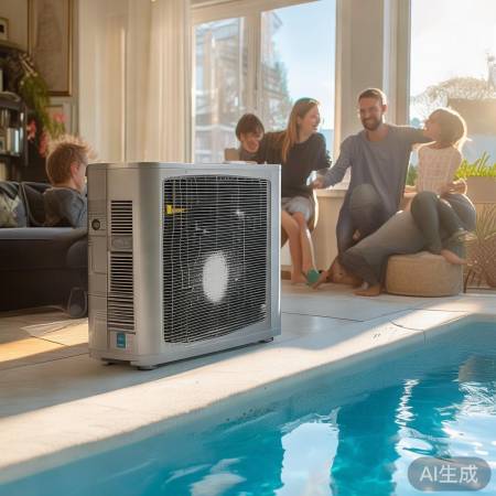 瑞金泳池空气能热泵，周末畅游好