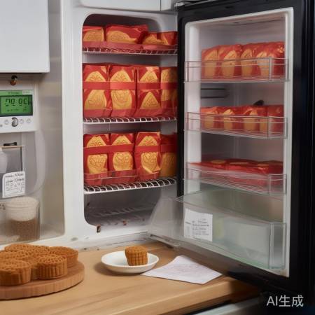 冷藏月饼：温度28度，防潮检查