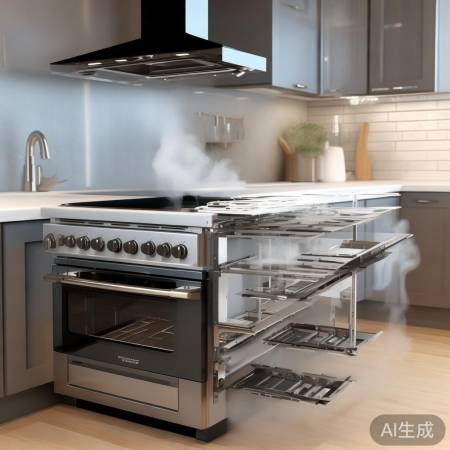 分体灶更胜一筹，易更换，油烟分