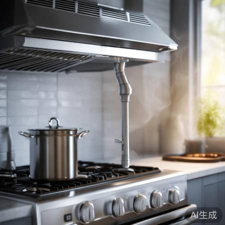 油烟机管道接头，厨房关节。