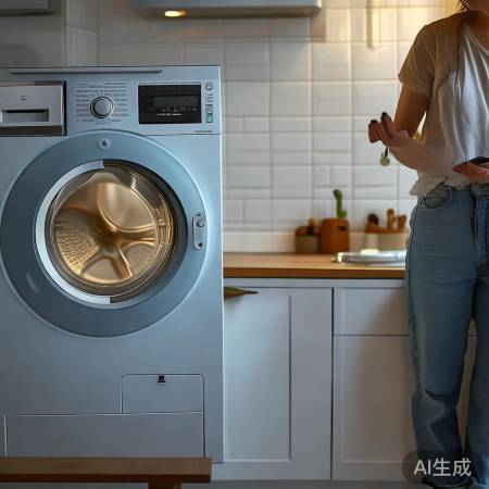洗衣机无遥控，自有道理