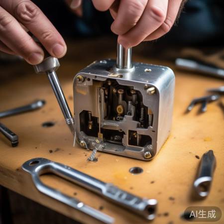 锁芯正常，检查锁体螺丝