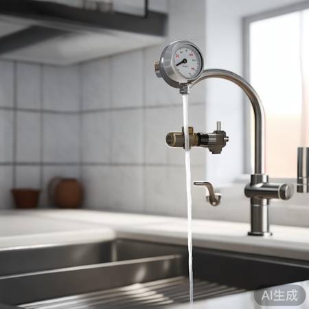 检查水压，不稳联系物业